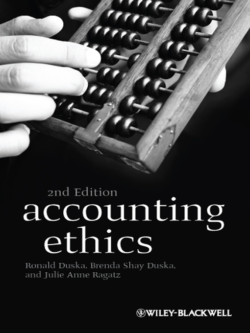 Title details for Accounting Ethics by Ronald F. Duska - Available